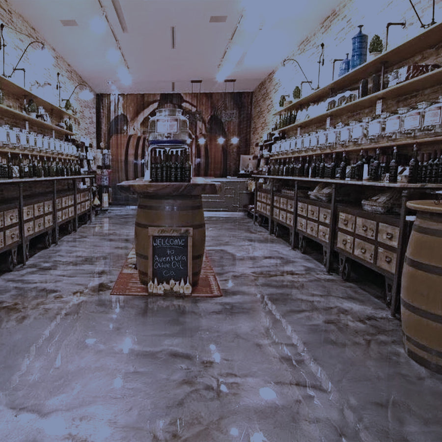 Commercial resin flooring application