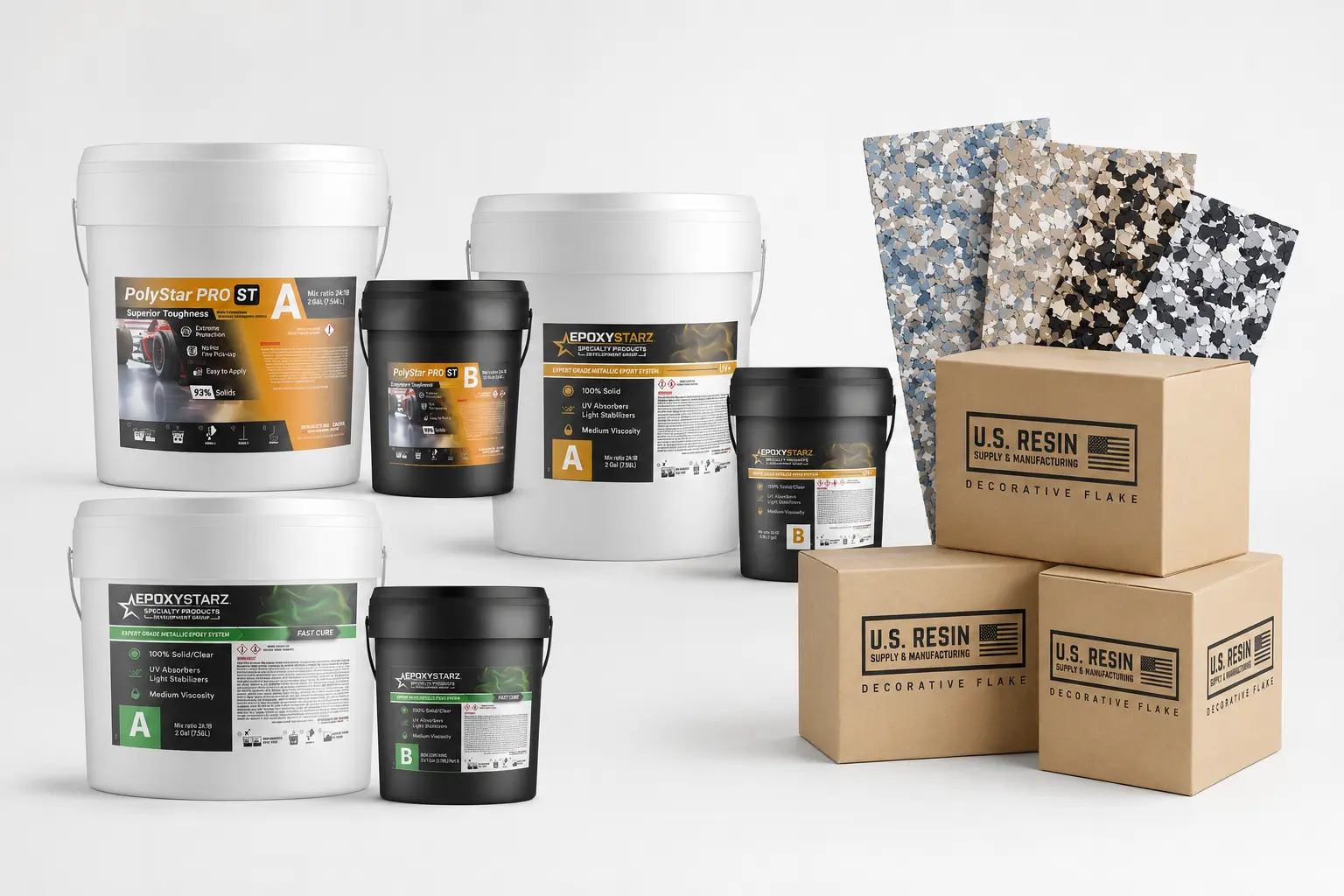 Decorative Flake Systems product kit