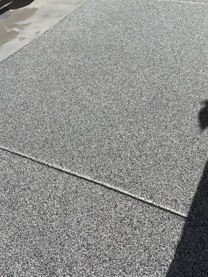 Flake epoxy close-up by SBV Concrete Coatings