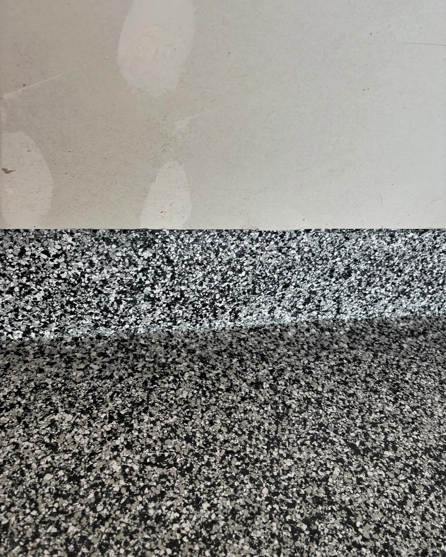 Flake epoxy garage floor by SBV Concrete Coatings