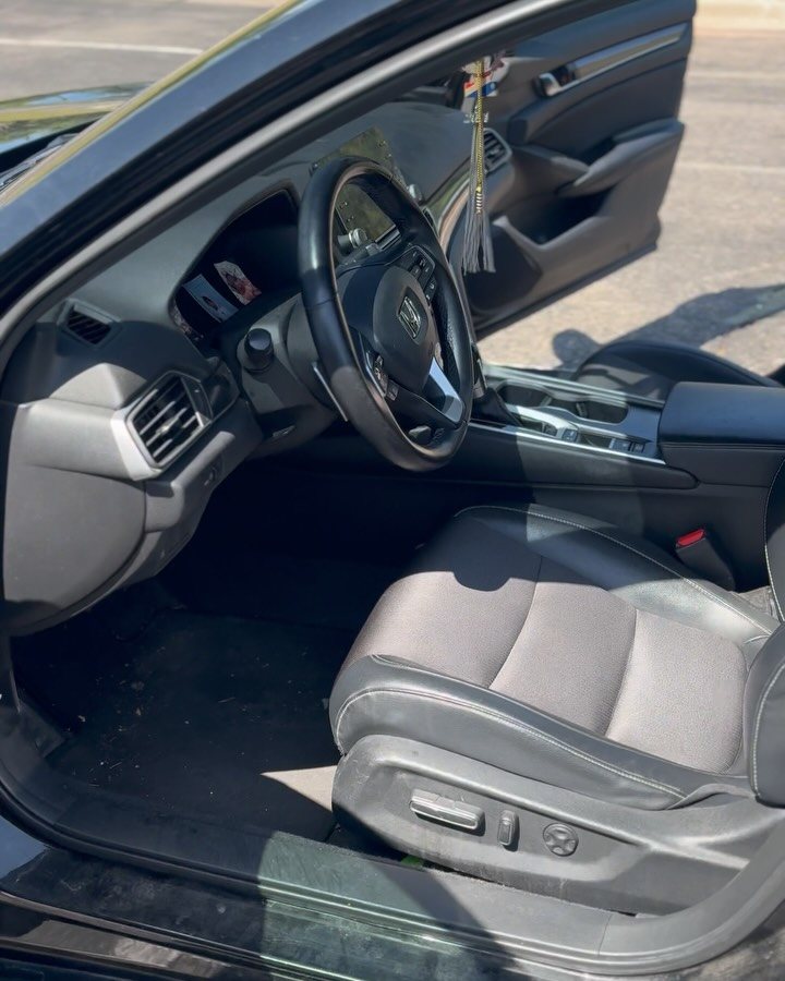 Honda Accord - premium interior, stain removal by SBV Auto Detail, Denver CO