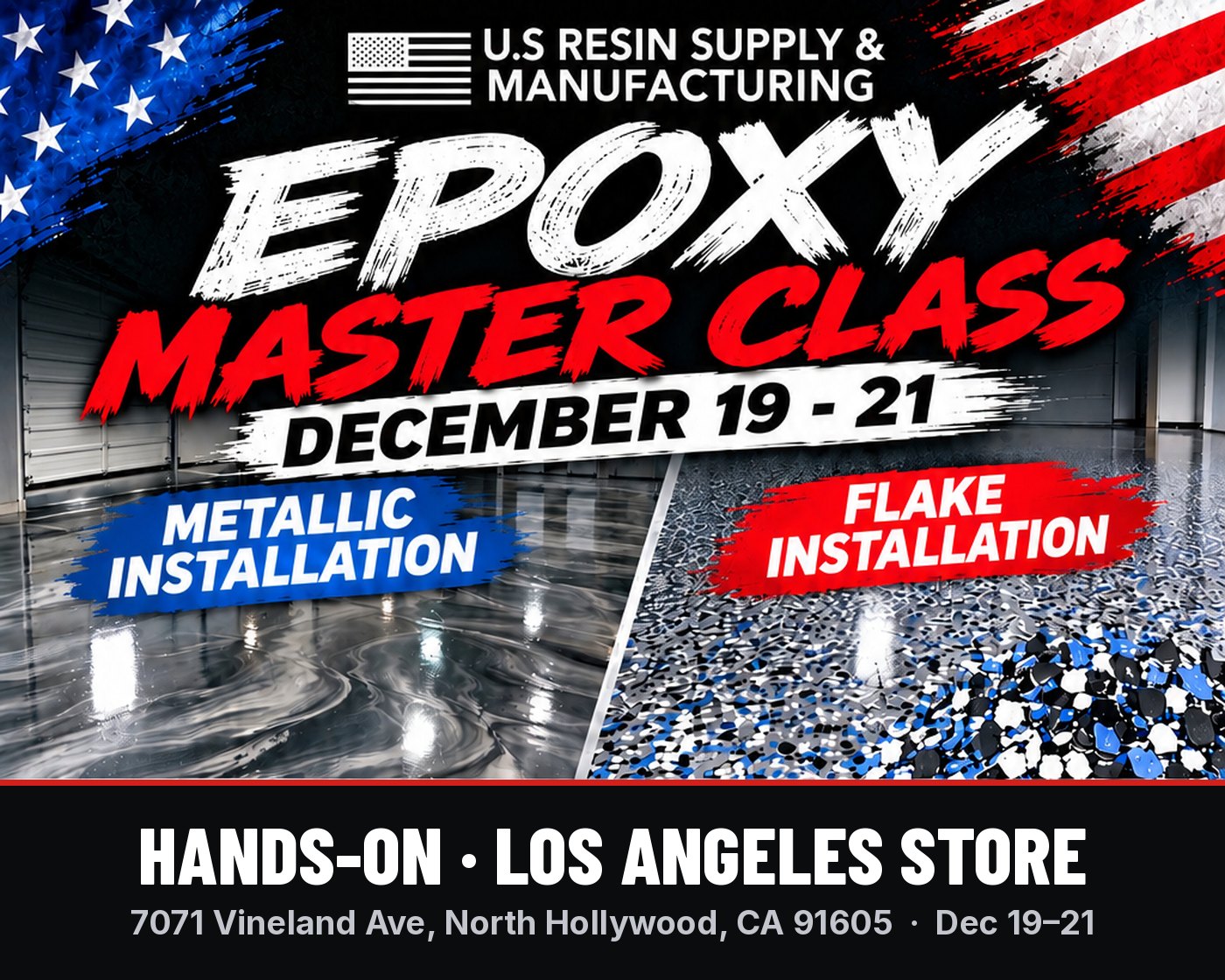 Epoxy Master Class – Los Angeles (Dec 19–21)