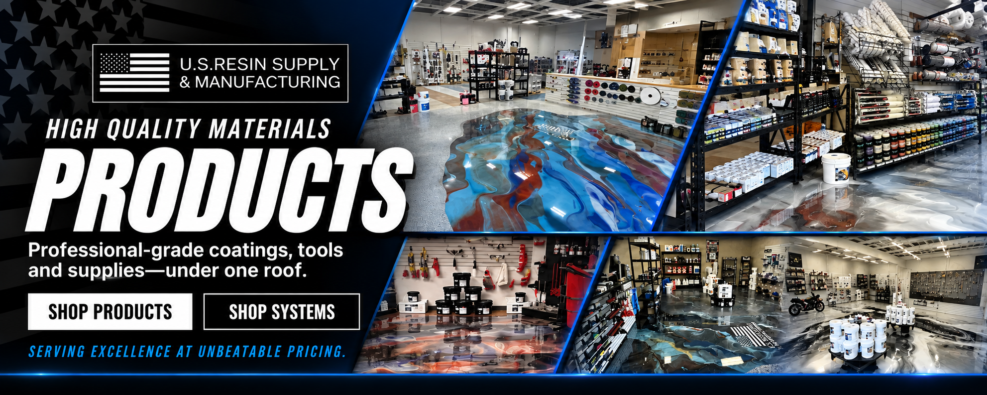 U.S. Resin Supply professional-grade coatings, tools and supplies