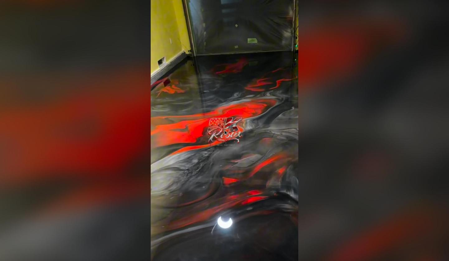 Office transformation · Los Angeles – Custom metallic epoxy
